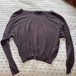 Sparkly Cropped Sweater